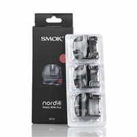 SMOK Nord 4 RPM Replacement Pods 3 Pack â€“ 4.5mL refillable vape pods compatible with SMOK RPM coils