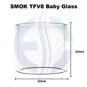 SMOK TFV8 BABY BEAST REPLACEMENT GLASS - 1 PACK