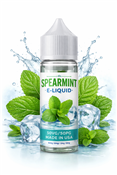 pearmint E-Liquid bottle with refreshing mint flavor, 50/50 VG/PG blend, made in USA
