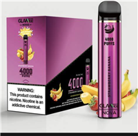 Strawberry Banana Glamee Nova Disposable MOQ 10pc 4000 Puffs 16mL