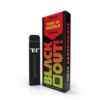 Black Out Delta-8 THC-O Disposable Strawberry Kiwi