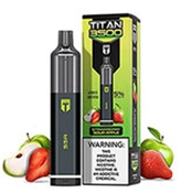 Strawberry Sour Apple  Titan Disposable MOQ 10pc 3500 Puffs 9mL