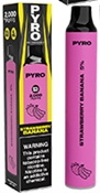 Pyro Strawberry Banana Disposable | MOQ 10pc | 2000 Puffs | 6mL