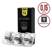 Vaporesso GT4 Core 0.15Î© Replacement Coils â€“ 3 Pack