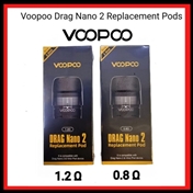VooPoo Drag Nano 2 Replacement Pod Cartridge - 3PK