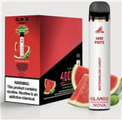 Watermelon Candy Glamee Nova Disposable MOQ 10pc 4000 Puffs 16mL