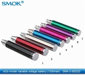 1300 mah Smoktech  eGo Winder Variable Volt Batteries